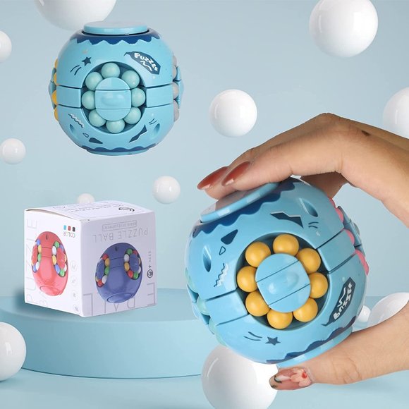 2 Piece of Magic Beane Fidget Spinner Sphere Assorted Color - Picture 5 of 6